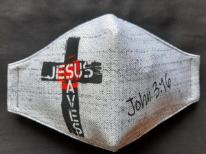 Jesus Saves Mask