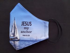 Jesus My Anchor Mask