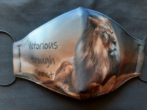 Victorious Through Christ Mask