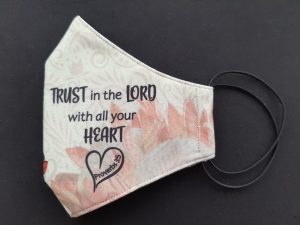 Trust in the Lord Protea Mask